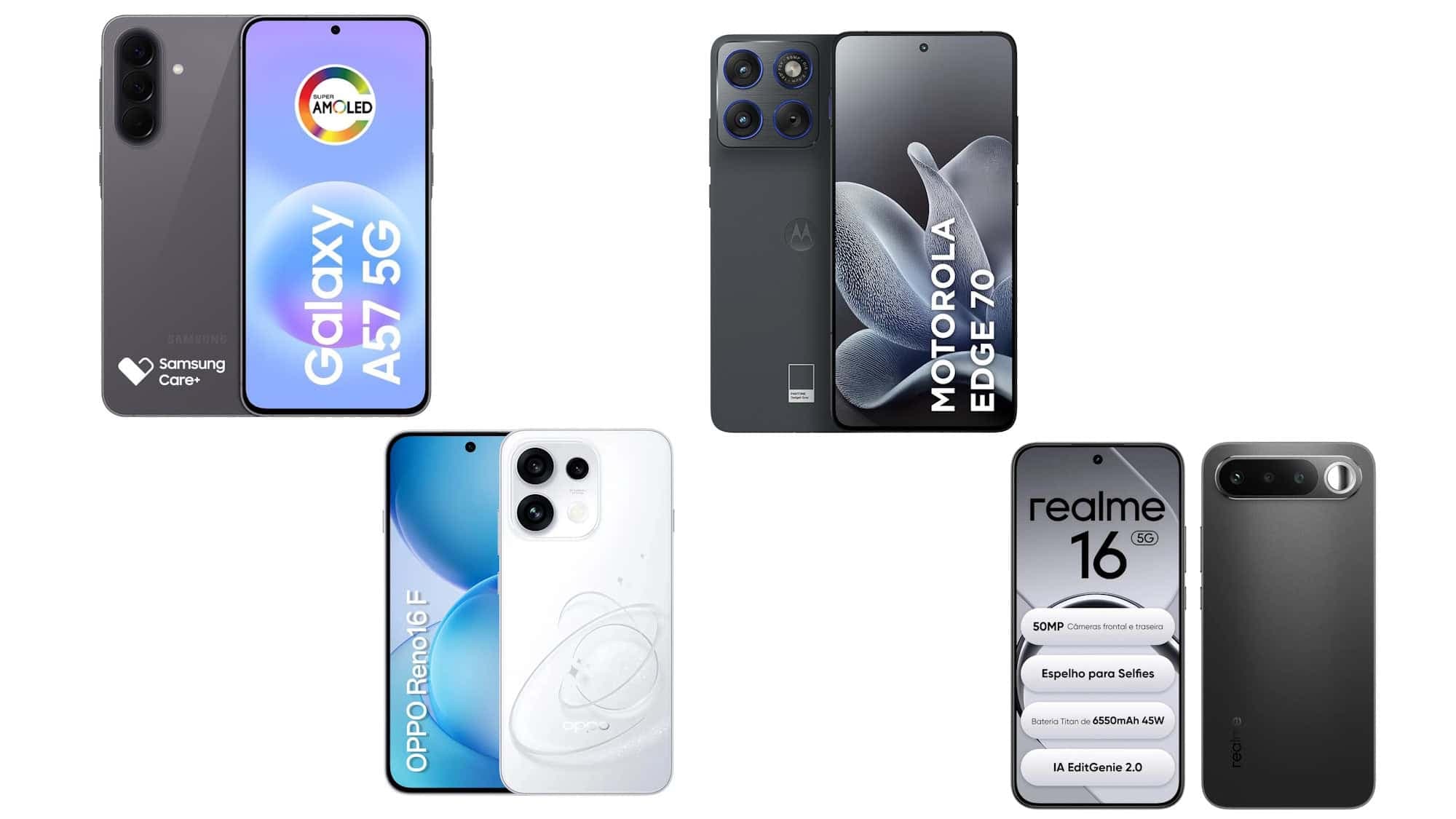 Qual o melhor intermediário premium: análise dos 4 celulares que brigam de igual para igual no Brasil