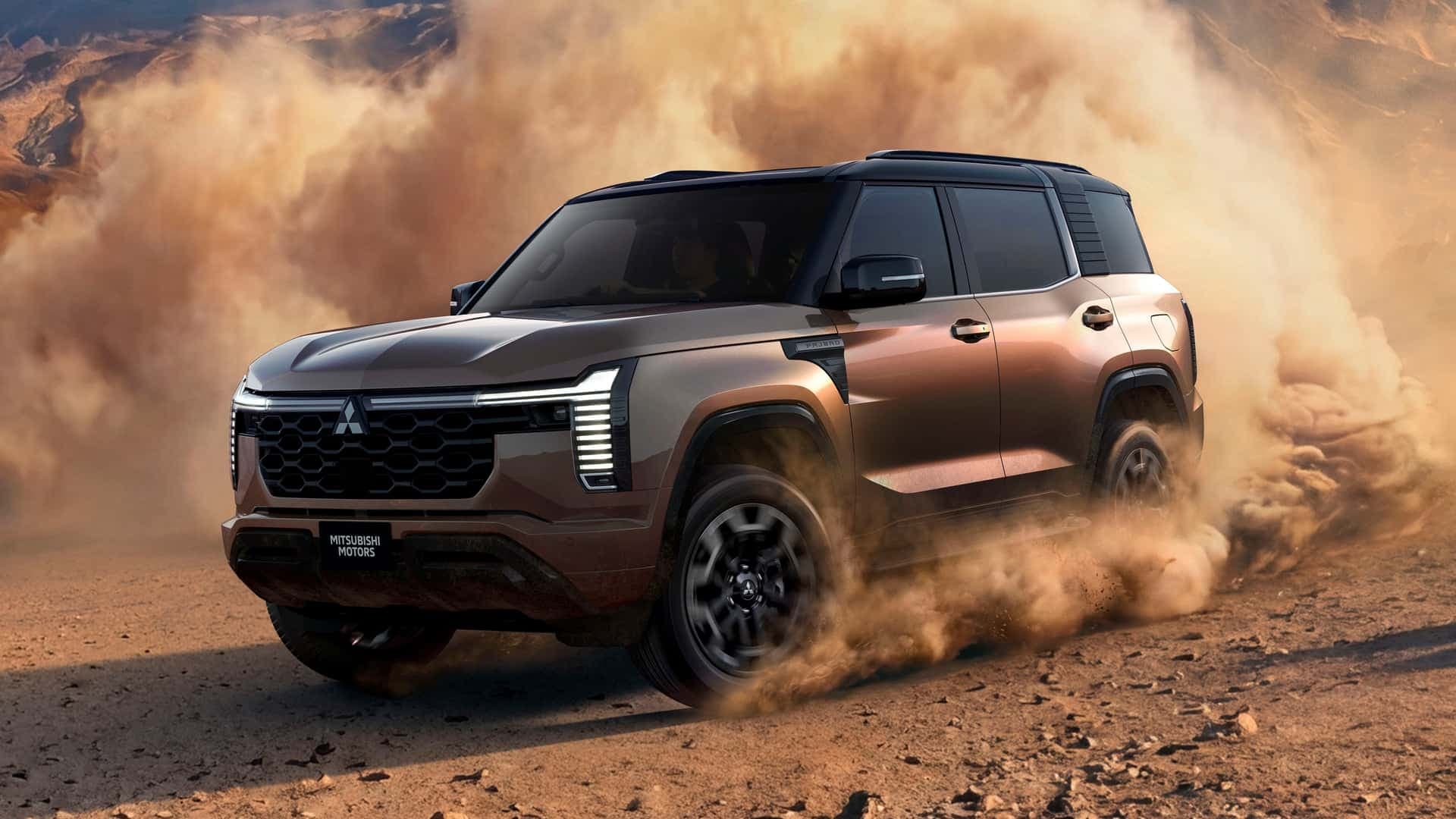Novo Mitsubishi Pajero volta com design moderno e capacidade off-road reforçada