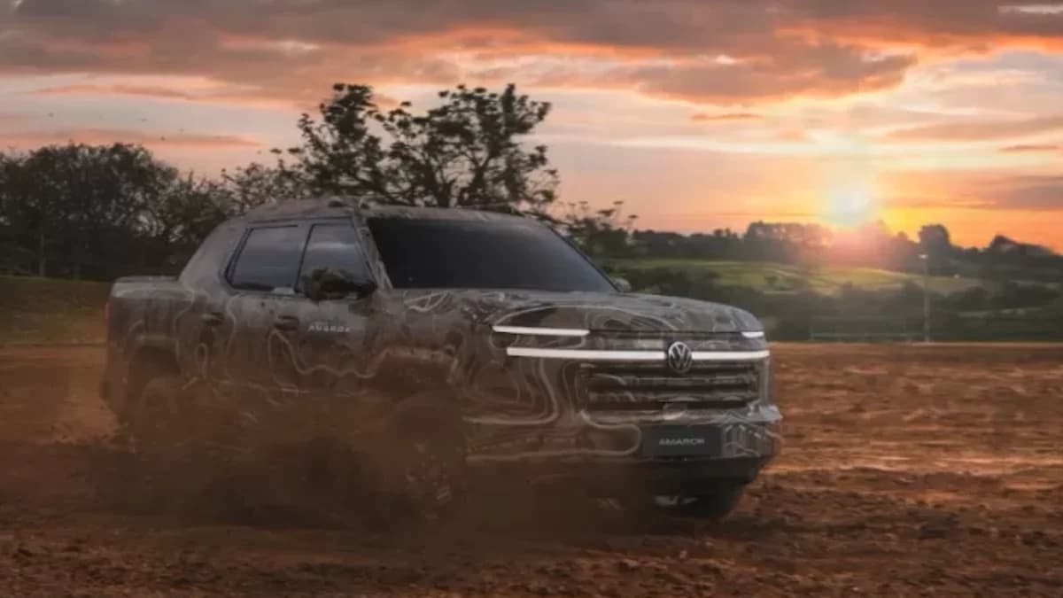Volkswagen lança nova Amarok com motor híbrido de 400 cv para o interior brasileiro