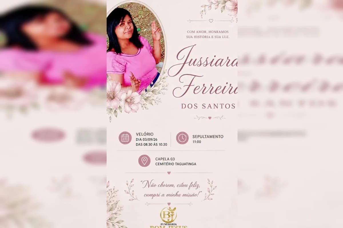 Mulher vítima de feminicídio será velada após crime brutal em Samambaia