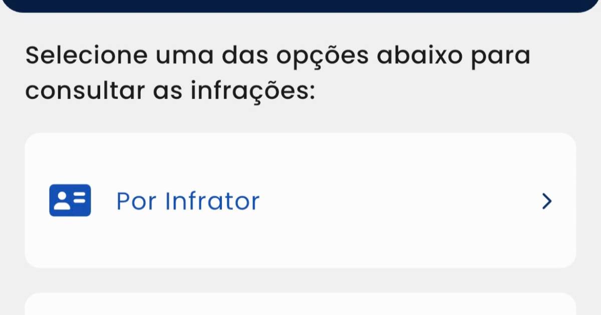 Como consultar e transferir pontos de multa no app Cnh do Brasil