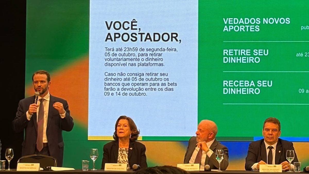 Governo proíbe apostas on-line e estabelece prazo para saque de saldos