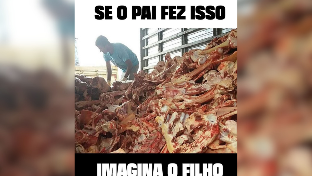 Lula publica imagens da pandemia e carcaças e mira Flávio Bolsonaro