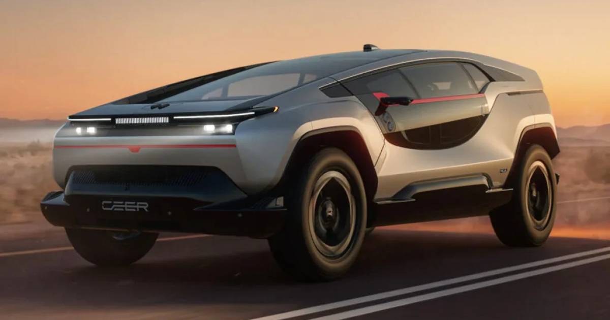 Ceer Exobot chega com 1.111 cv, tecnologia da Bmw e para-brisa gigante