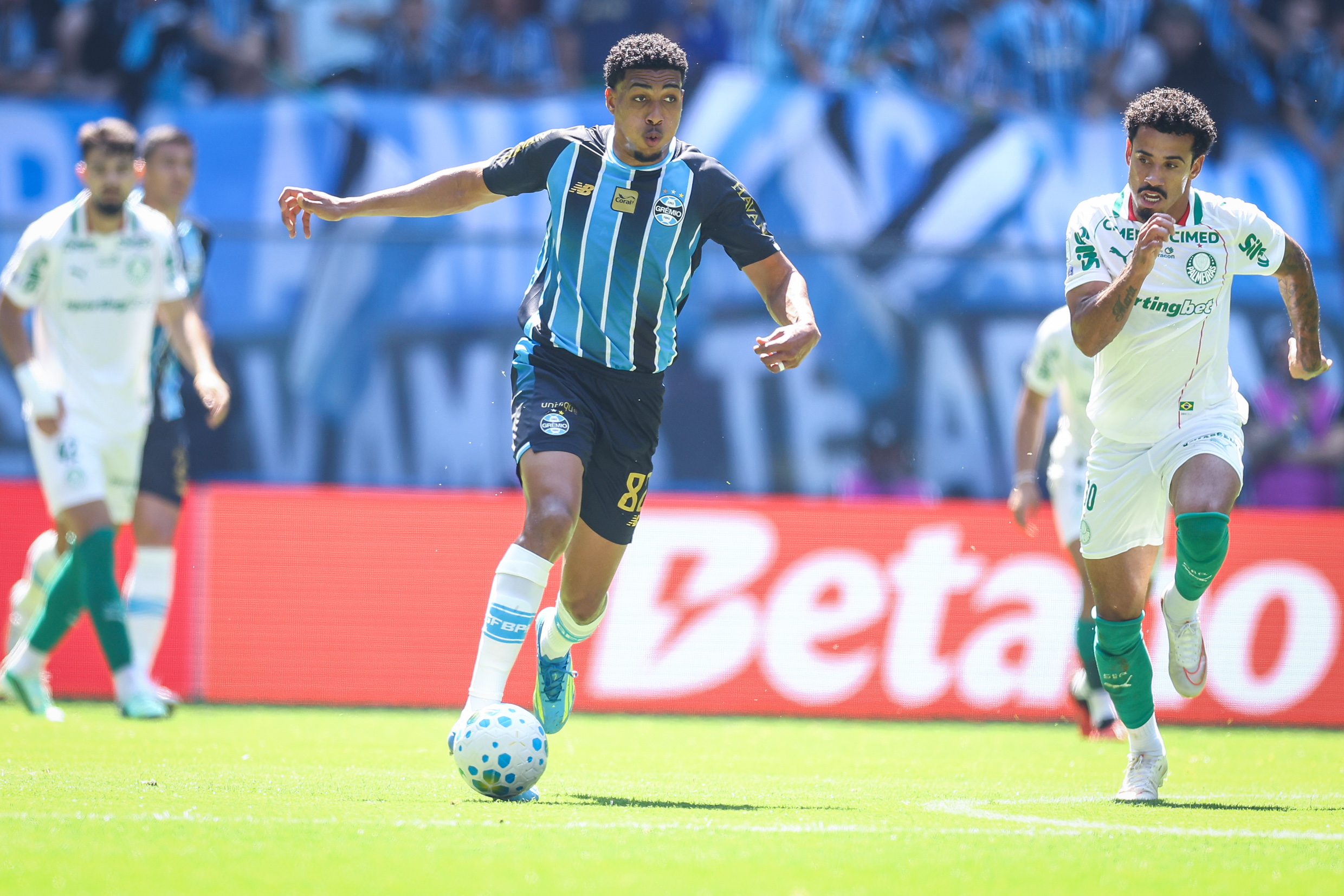 Palmeiras pressiona o Grêmio, mas Weverton garante empate sem gols