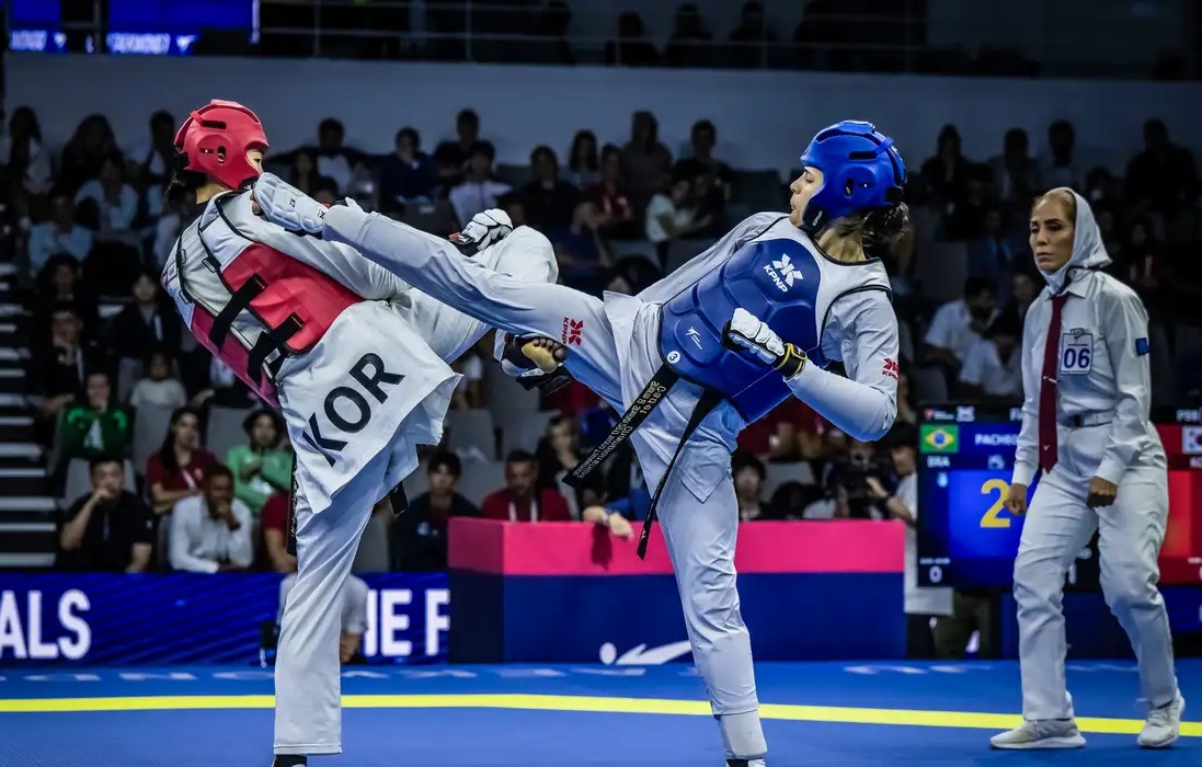 Maria Clara Pacheco mantém hegemonia no taekwondo e conquista oitavo título no ciclo olímpico