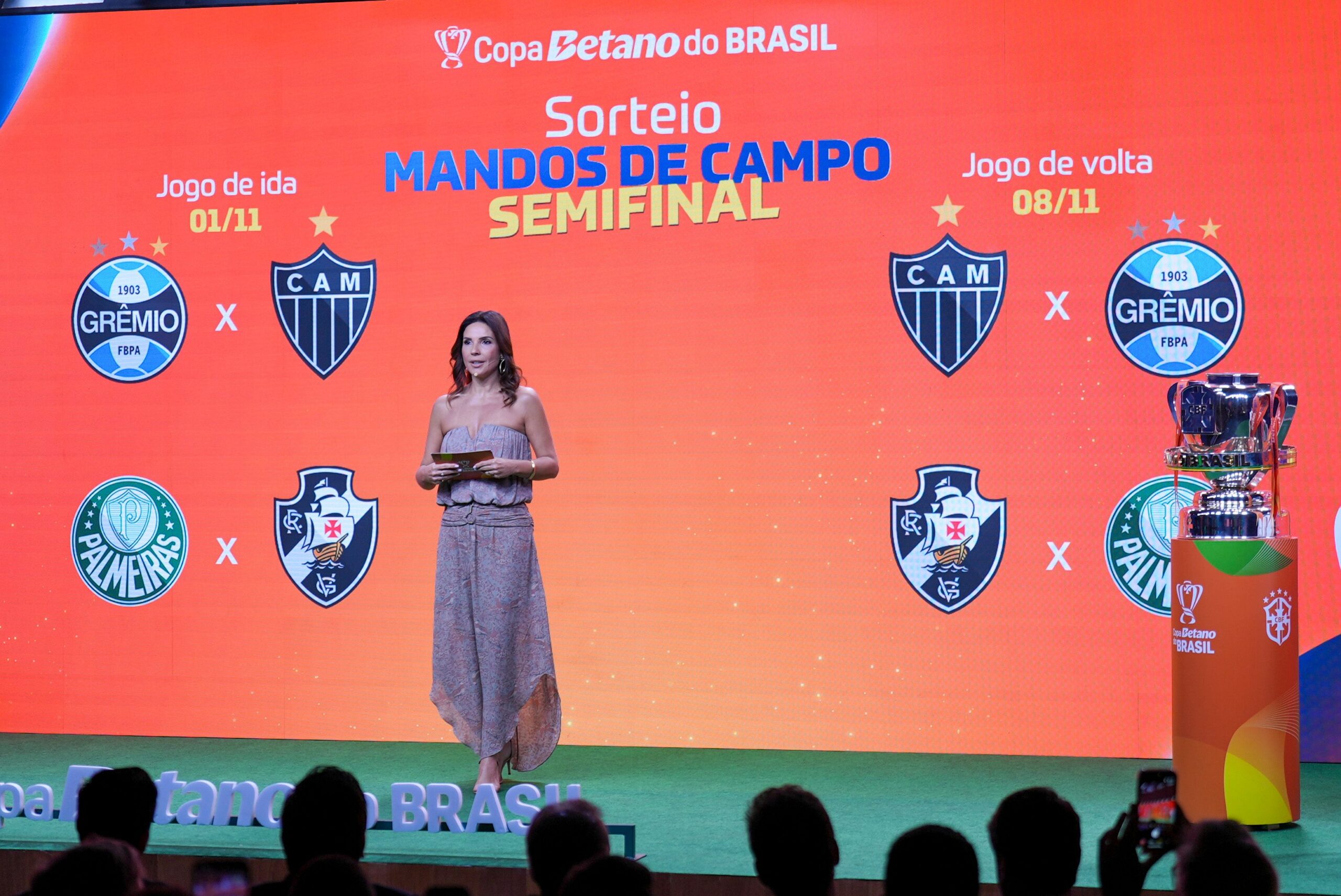 Atlético-MG e Vasco decidem semifinais da Copa do Brasil em casa