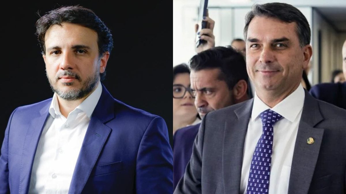 Renan Santos chama Flávio Bolsonaro de “bandido” e “vassalo de Trump”