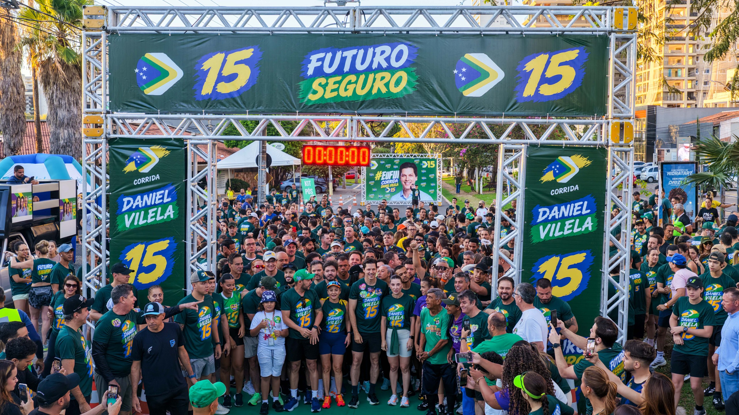 Corrida de rua em apoio a Daniel Vilela reúne 700 participantes em Goiânia