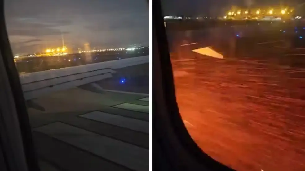 Avião da Gol tem faíscas momentâneas durante decolagem em Goiânia