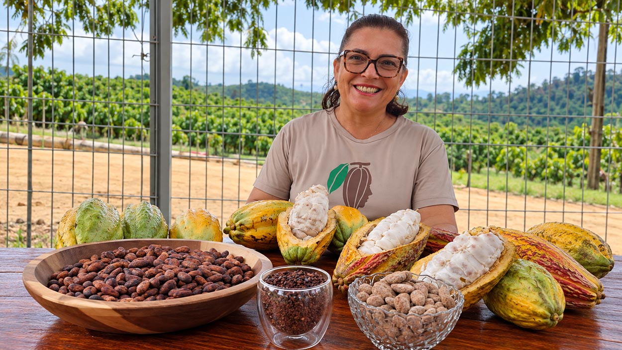 Do cacau à autonomia: produtora de Linhares transforma recomeço em novos caminhos
