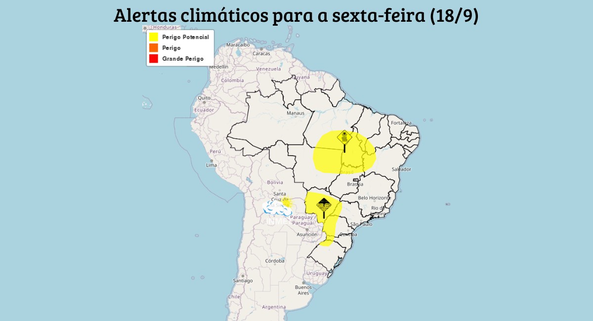 Tempestades ganham força no Sul e elevam atenção para chuva intensa