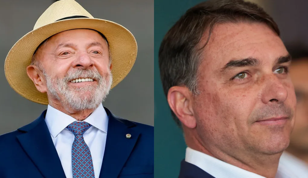 Quaest mostra Flávio Bolsonaro numericamente à frente de Lula pela primeira vez em simulação de segundo turno