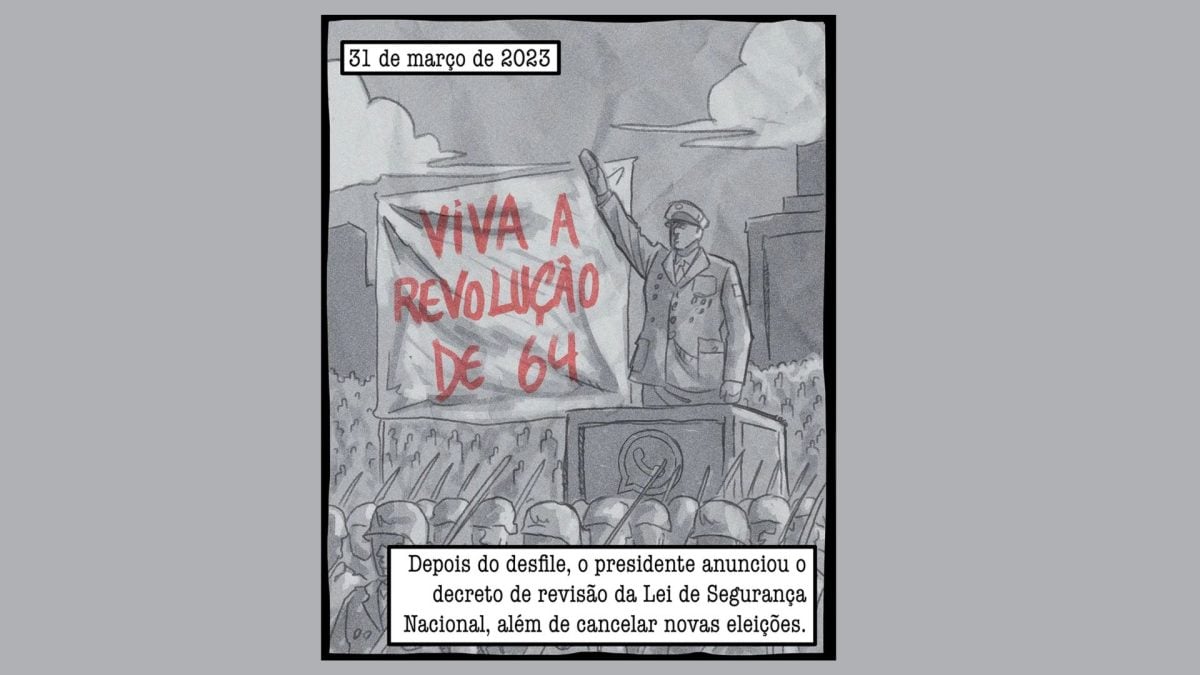 Mtst lança Hq que imagina Brasil pós-golpe com Bolsonaro no poder