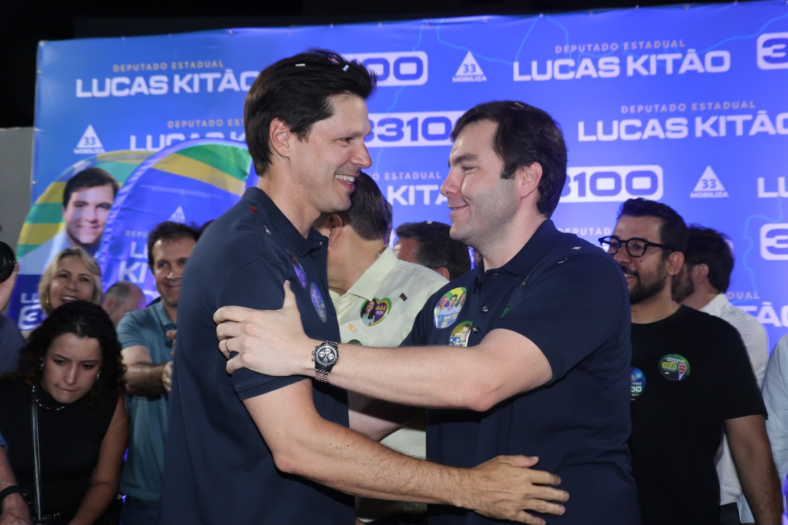 Lucas Kitão reúne 2 mil apoiadores com Daniel Vilela e Sandro Mabel