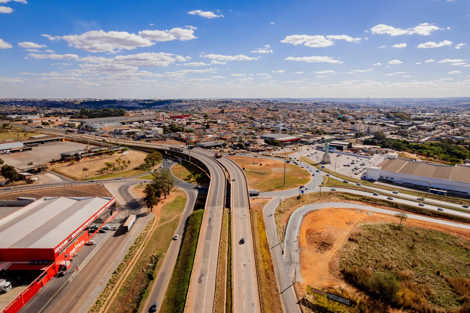 Construção de nova faixa no trevo da Havan, em Anápolis, começa na segunda-feira (21)