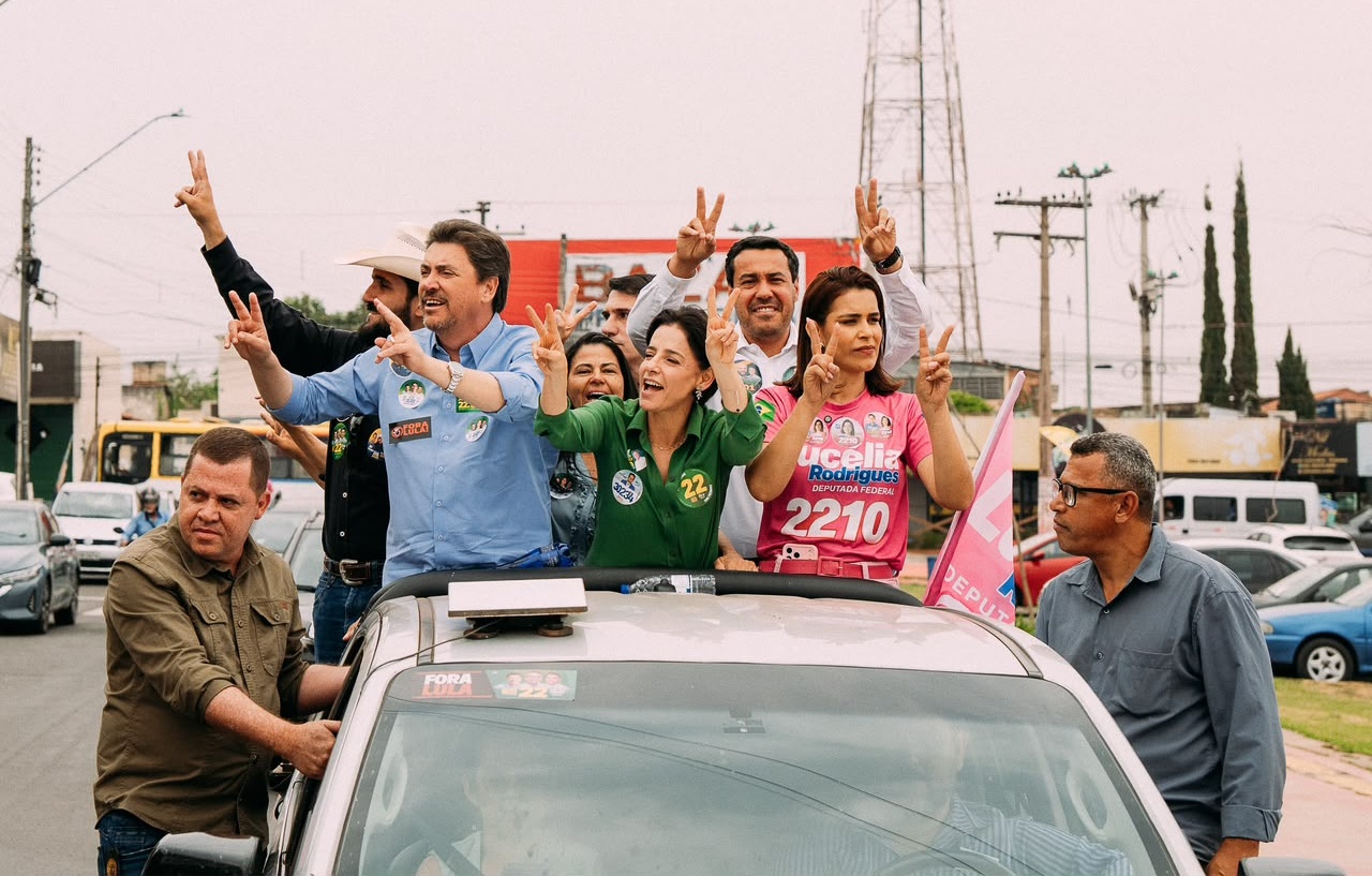 Wilder Morais faz carreata em Aparecida de Goiânia e apresenta plano para a saúde
