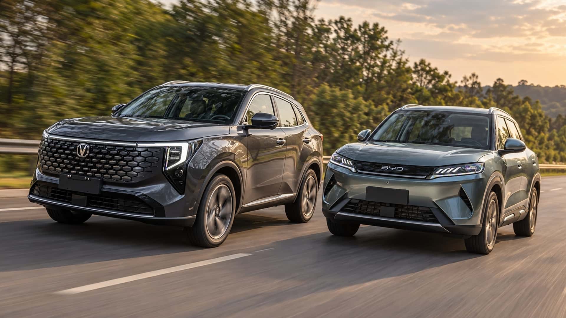 Cs55 e Atto 2 transformam R$ 150 mil na nova faixa de guerra dos SUVs no Brasil