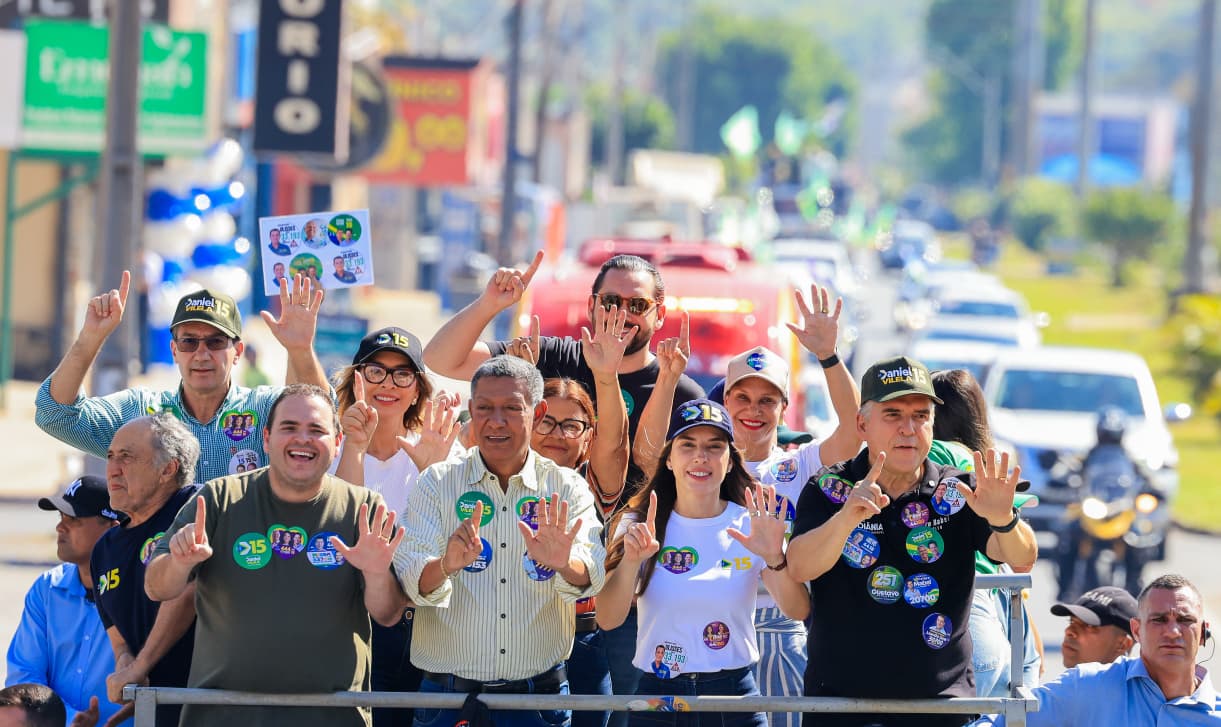 Iara Vilela lidera carreata pela reeleição de Daniel Vilela em Goiânia