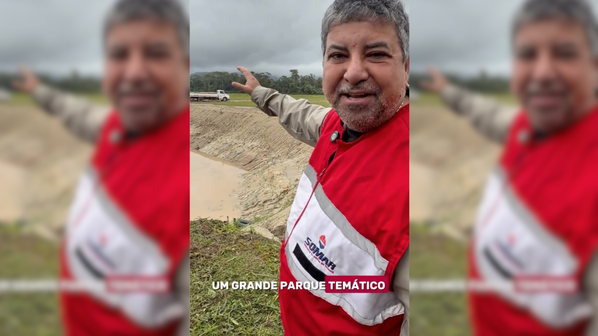 Prefeito anuncia parque aquático evangélico em antiga área de lixão em Maricá