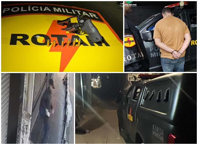 Assalto a joalheria no Setor Campinas termina com quatro mortos e suspeito preso