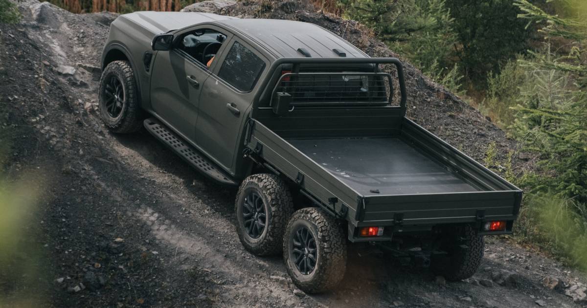 Ford prepara Ranger Super Duty 6×6 para disputa militar contra o Defender