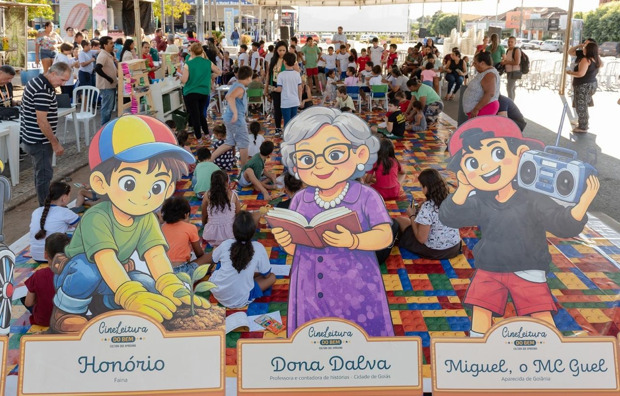 Cine Leitura do Bem percorre seis municípios de Goiás entre 14 e 19 de setembro