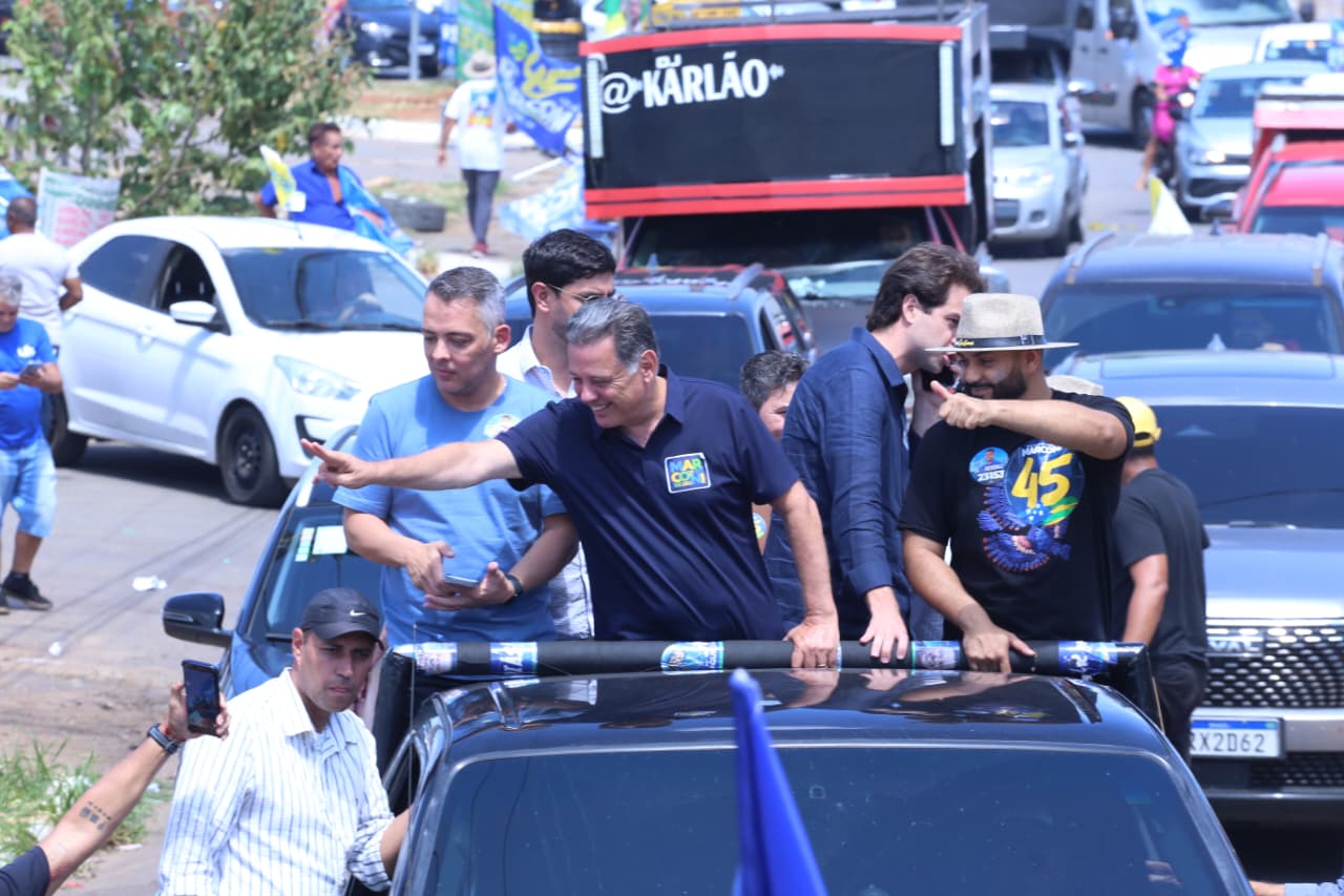 Marconi apresenta propostas em carreata pela Região Metropolitana de Goiânia