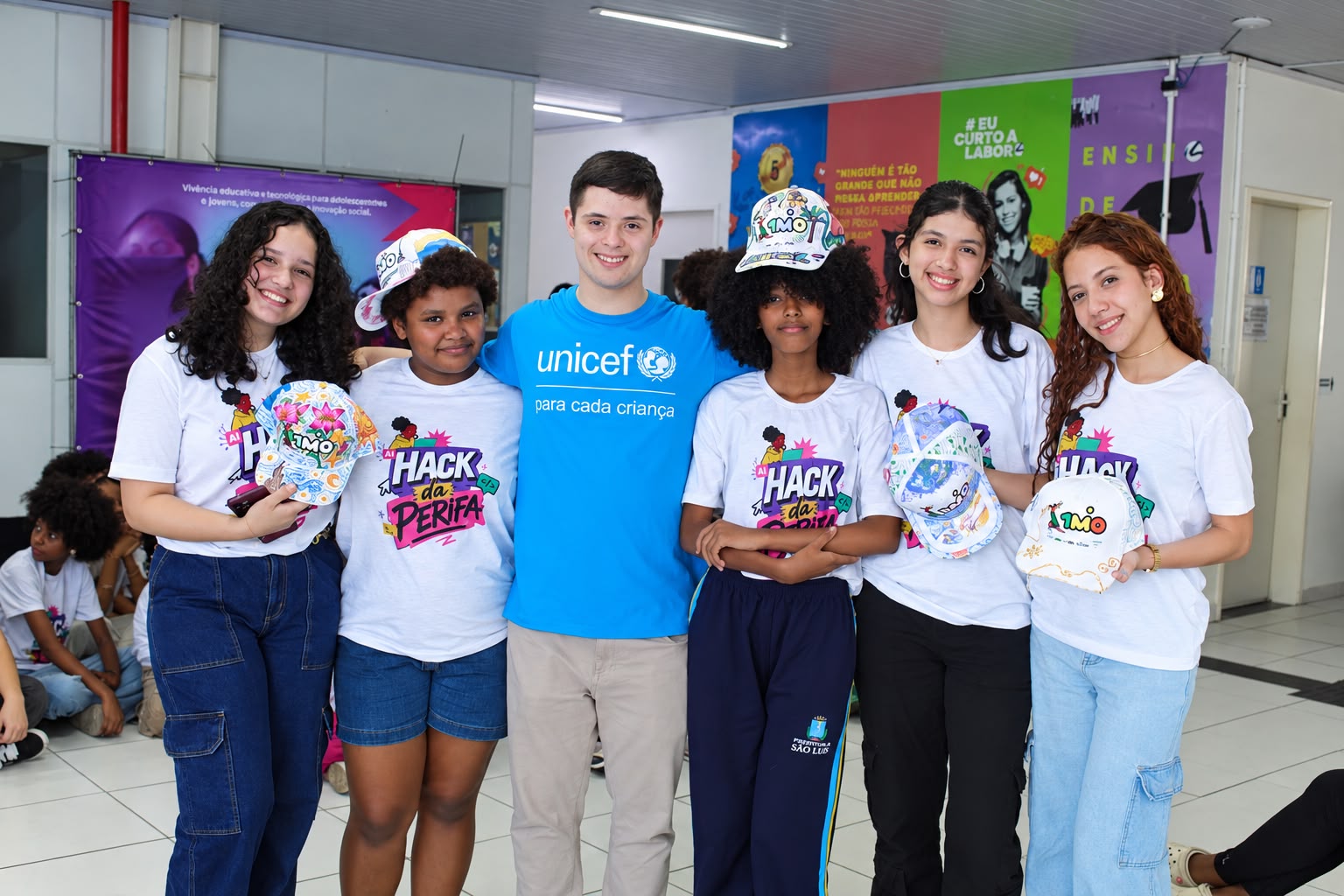 João Vitor de Paiva participa de encontro com adolescentes em projeto do Unicef em São Luís