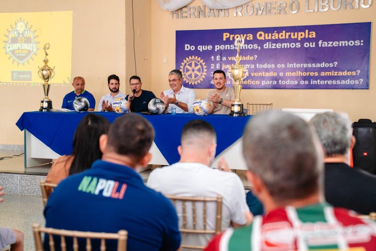 Sérgio Reis lança 33º Campeonato de Futebol Amador em Lagarto