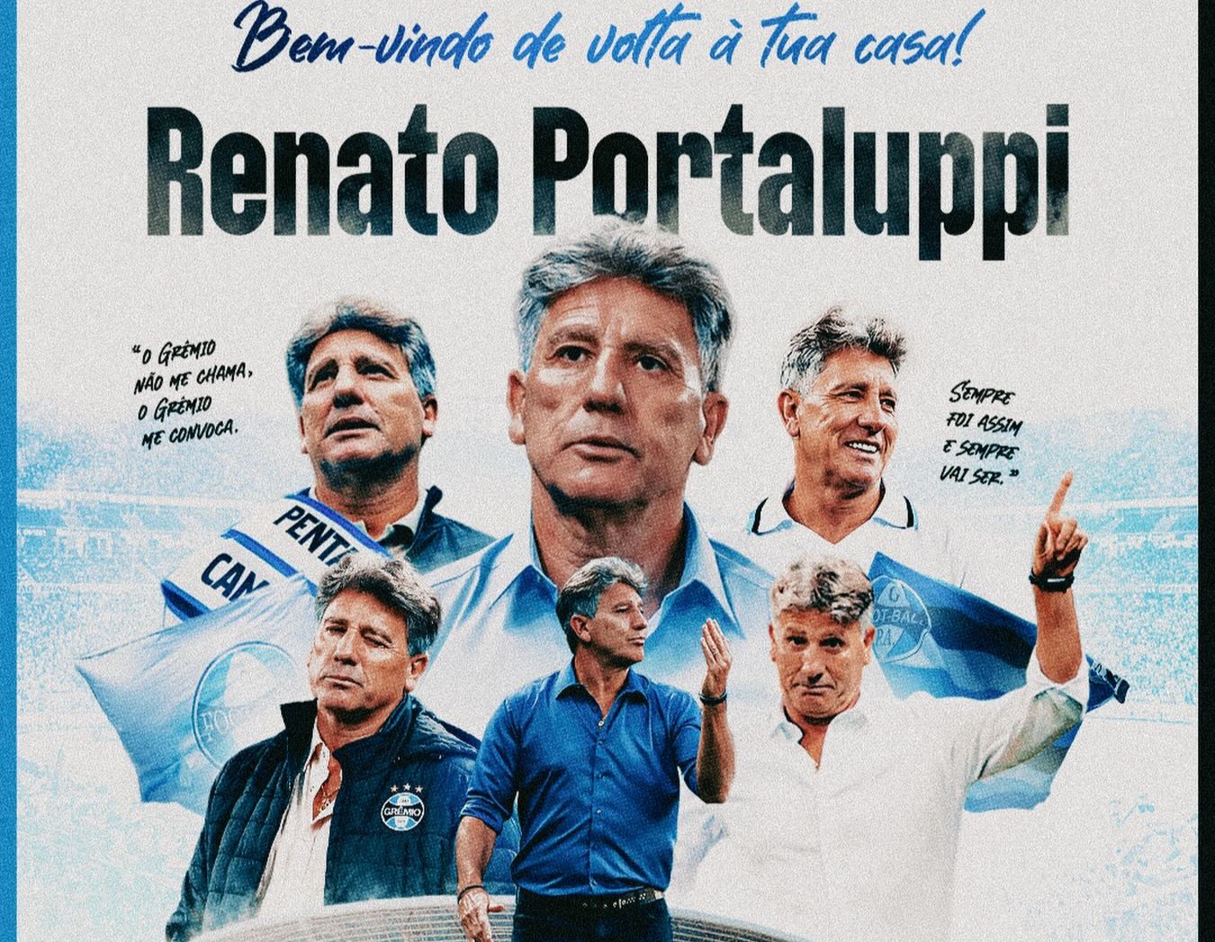 Grêmio oficializa retorno de Renato Gaúcho para tentar escapar do rebaixamento