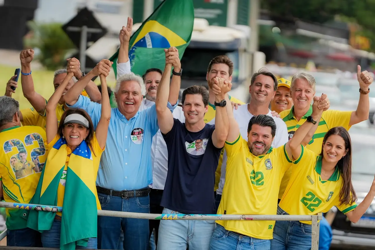 Daniel Vilela e lideranças goianas endossam Flávio Bolsonaro e clamam por mudança no país