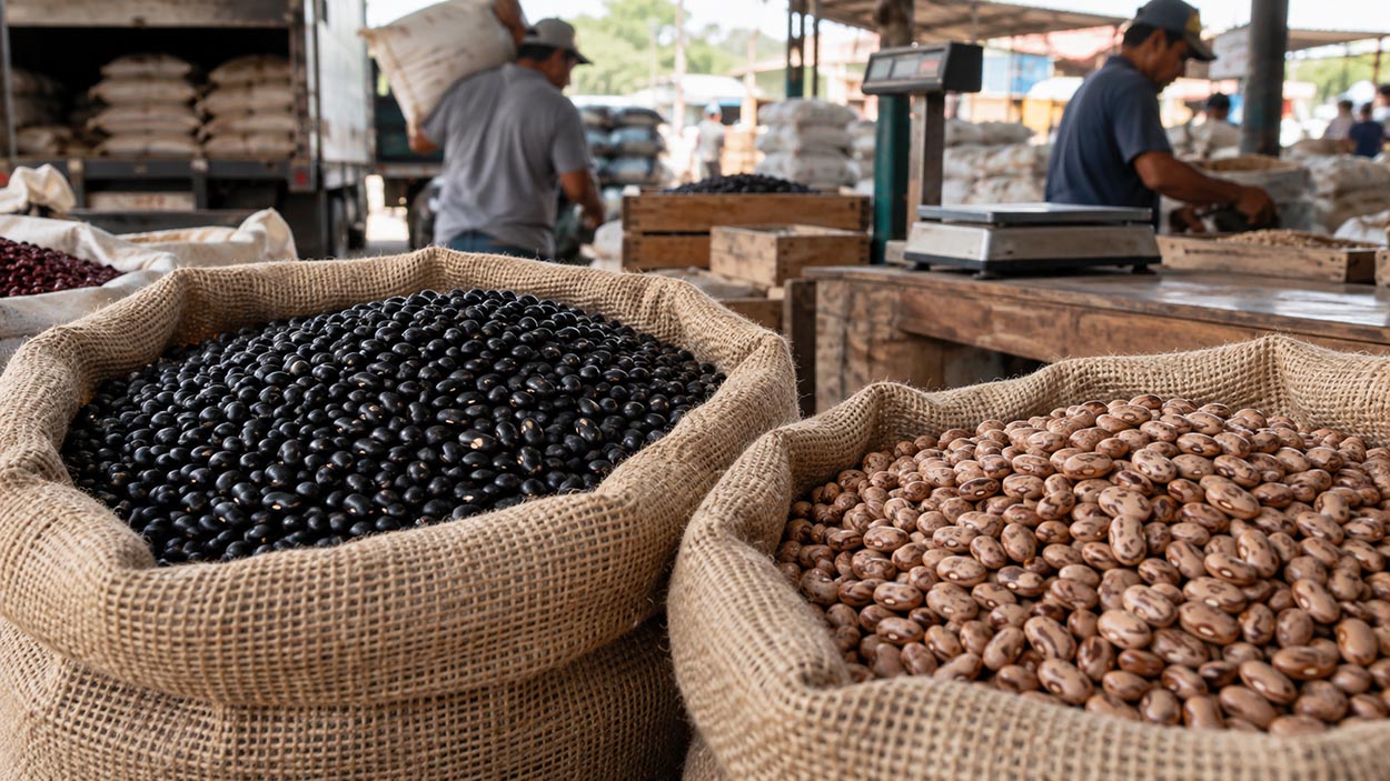 Mercado do feijão sente o peso da baixa demanda e vê liquidez diminuir