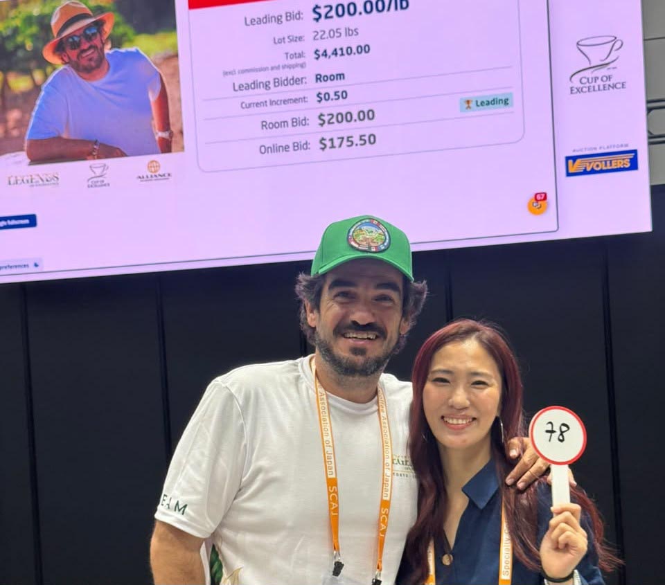 Café mineiro atinge valor inédito e faz história em leilão mundial no Japão
