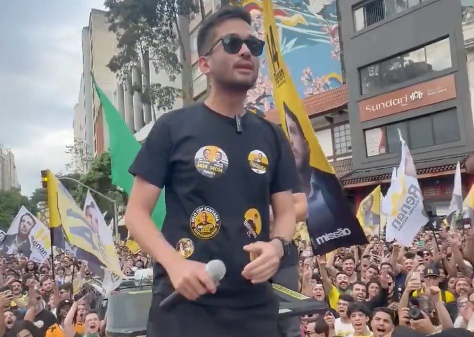 Kim Kataguiri promete renunciar se Renan Santos não atingir 3% nas pesquisas