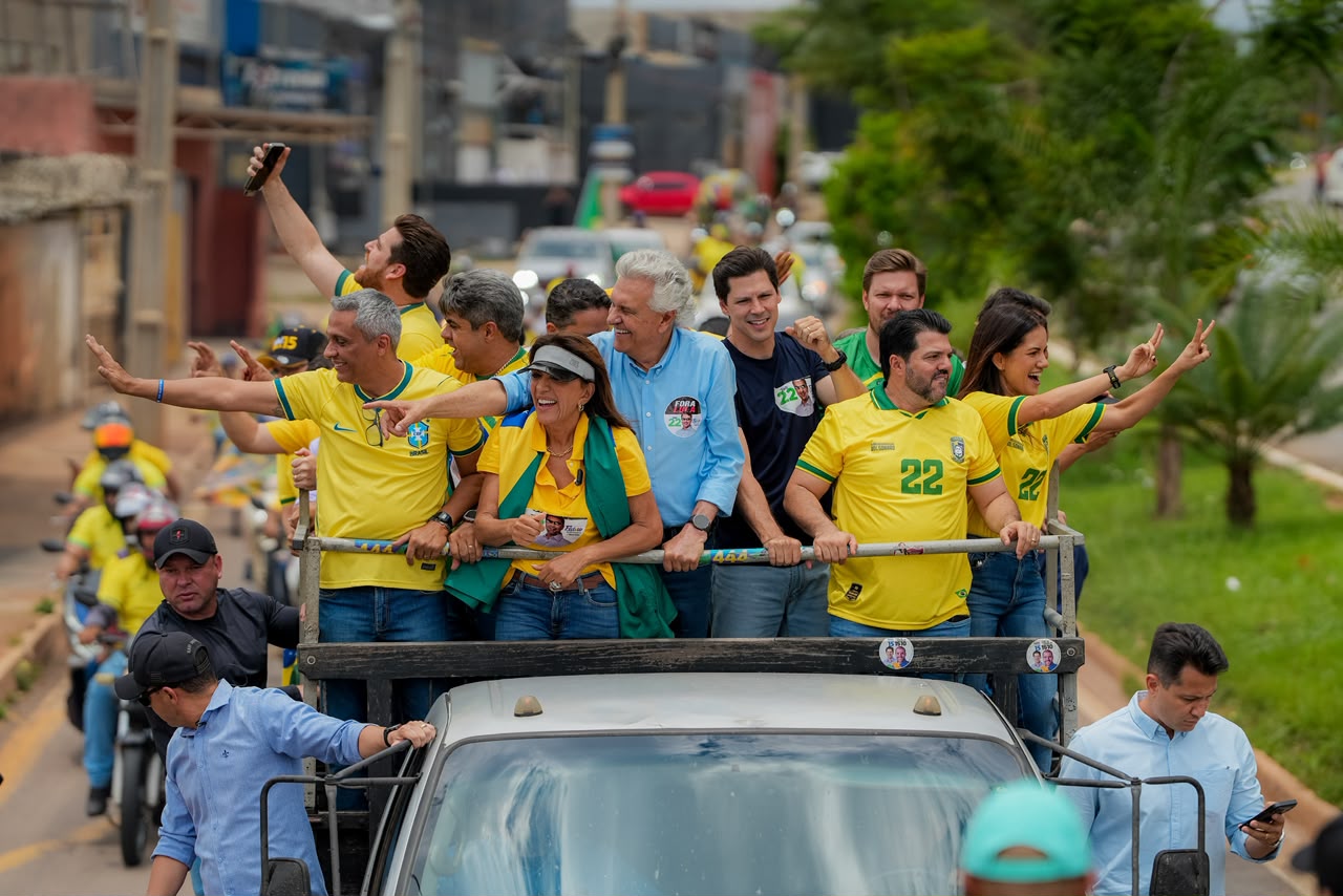 Daniel Vilela e aliados goianos reforçam campanha de Flávio Bolsonaro em Aparecida e Anápolis