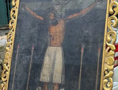 PF recupera no Rio pintura de Jesus Cristo considerada patrimônio do Peru