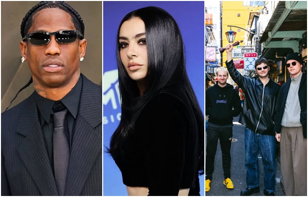 Lollapalooza 2027 anuncia line-up com Travis Scott, Charli Xcx e nomes de peso
