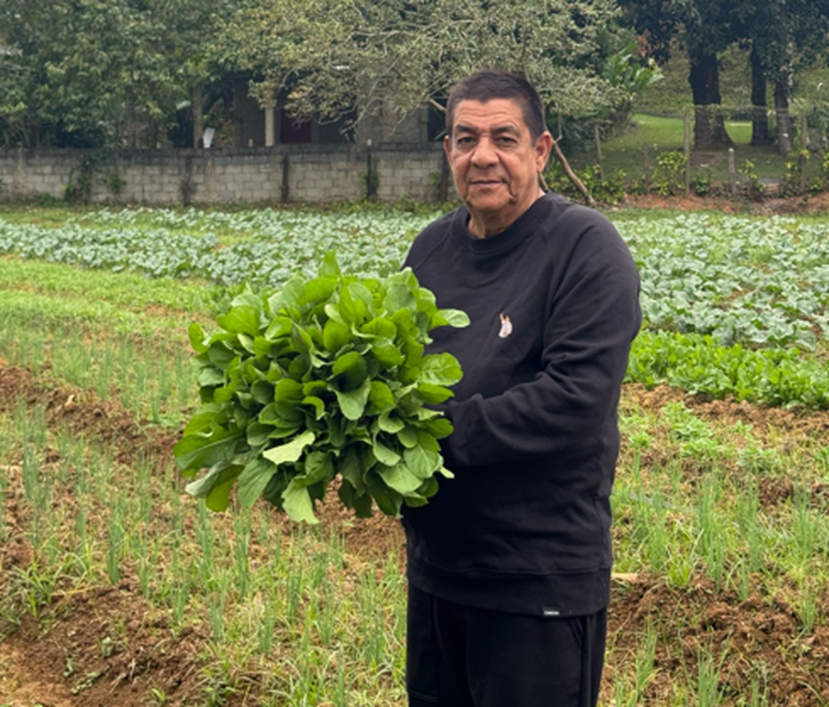 Horta de Zeca Pagodinho em Xerém floresce como polo de agricultura solidária e capacitação