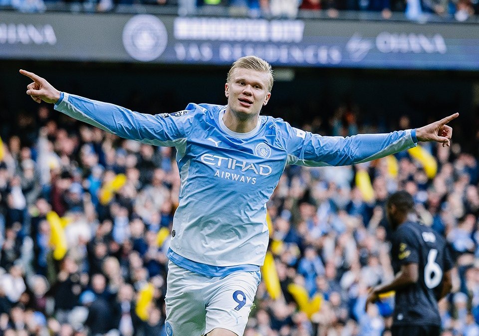 Manchester City mantém invencibilidade na Premier League com show de Haaland